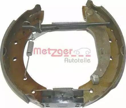 Metzger MG 339V - Комплект тормозных колодок, барабанные autospares.lv