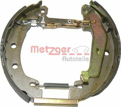 Metzger MG 632V - Комплект тормозных колодок, барабанные autospares.lv