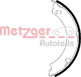 Metzger MG 628 - Комплект тормозов, ручник, парковка autospares.lv