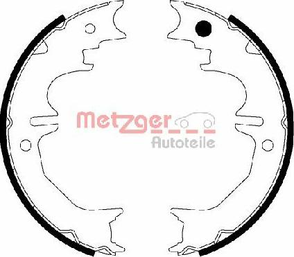 Metzger MG 207 - Комплект тормозов, ручник, парковка autospares.lv