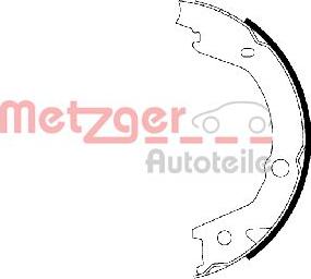 Metzger MG 225 - Комплект тормозов, ручник, парковка autospares.lv