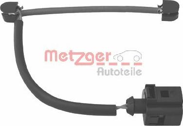 Metzger WK 17-007 - Сигнализатор, износ тормозных колодок autospares.lv