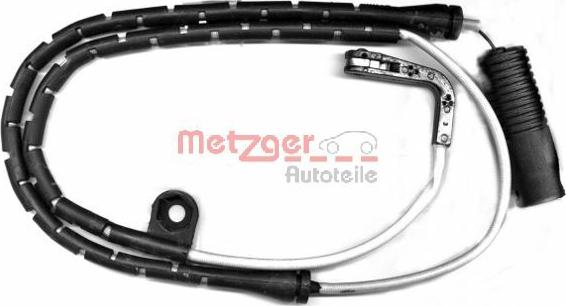 Metzger WK 17-072 - Сигнализатор, износ тормозных колодок autospares.lv