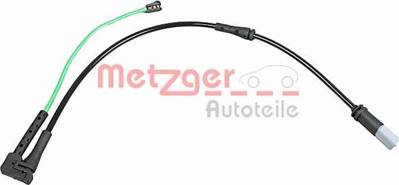 Metzger WK 17-338 - Сигнализатор, износ тормозных колодок autospares.lv