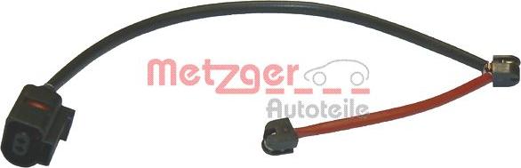 Metzger WK 17-221 - Сигнализатор, износ тормозных колодок autospares.lv