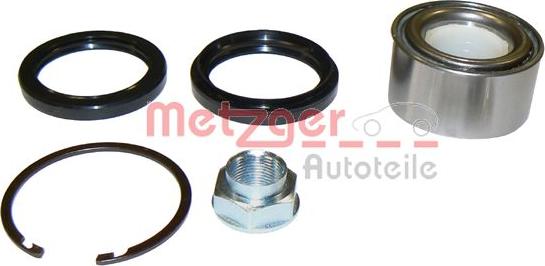 Metzger WM 943 - Подшипник ступицы колеса, комплект autospares.lv