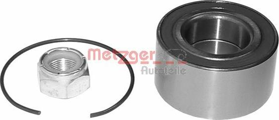 Metzger WM 564 - Подшипник ступицы колеса, комплект autospares.lv