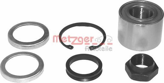 Metzger WM 503 - Подшипник ступицы колеса, комплект autospares.lv