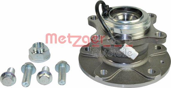 Metzger WM 6580 - Подшипник ступицы колеса, комплект autospares.lv