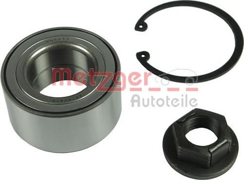 Metzger WM 6653 - Подшипник ступицы колеса, комплект autospares.lv