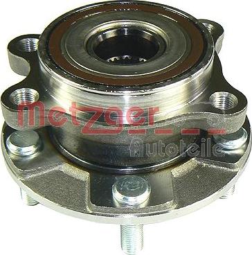 Metzger WM 6875 - Подшипник ступицы колеса, комплект autospares.lv