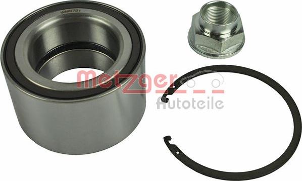 Metzger WM 6721 - Подшипник ступицы колеса, комплект autospares.lv