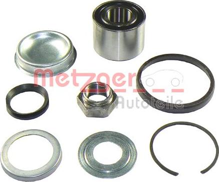 Metzger WM 166.07 - Подшипник ступицы колеса, комплект autospares.lv