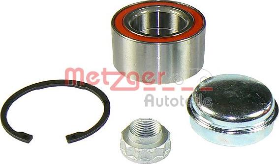 Metzger WM 1068 - Подшипник ступицы колеса, комплект autospares.lv