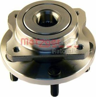 Metzger WM 1004 - Подшипник ступицы колеса, комплект autospares.lv