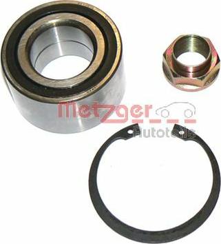 Metzger WM 1002 - Подшипник ступицы колеса, комплект autospares.lv