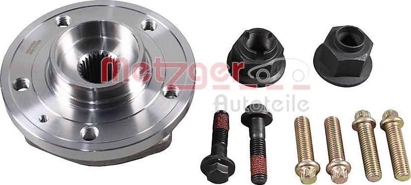 Metzger WM 1039 - Подшипник ступицы колеса, комплект autospares.lv