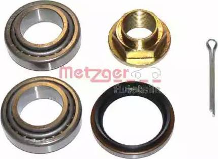 Metzger WM 1072 - Подшипник ступицы колеса, комплект autospares.lv