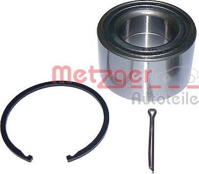 Metzger WM 1129 - Подшипник ступицы колеса, комплект autospares.lv