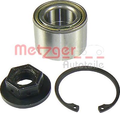 Metzger WM 1128 - Подшипник ступицы колеса, комплект autospares.lv