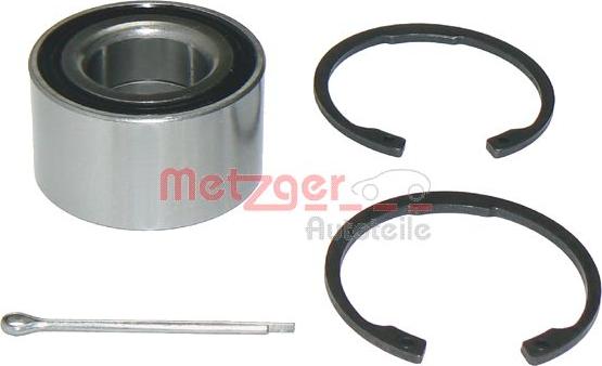 Metzger WM 1211 - Подшипник ступицы колеса, комплект autospares.lv