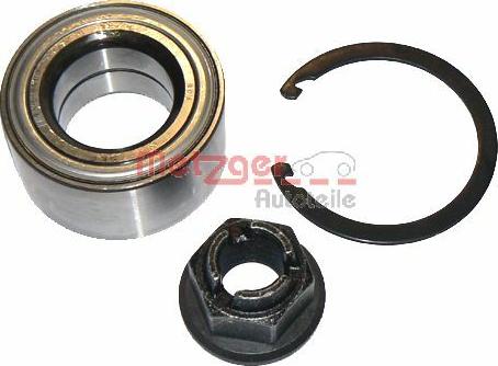 Metzger WM 1231 - Подшипник ступицы колеса, комплект autospares.lv