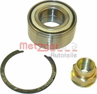 Metzger WM 855 - Подшипник ступицы колеса, комплект autospares.lv