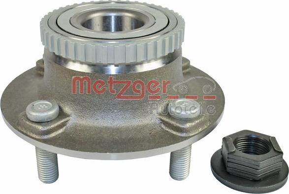 Metzger WM 862 - Подшипник ступицы колеса, комплект autospares.lv