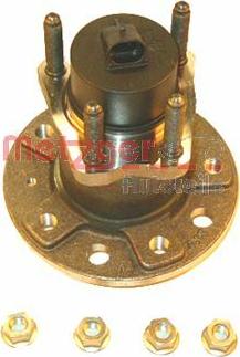 Metzger WM 879 - Подшипник ступицы колеса, комплект autospares.lv