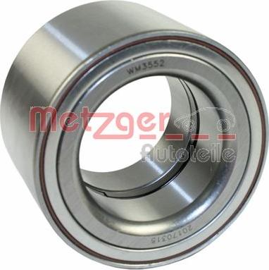 Metzger WM 3552 - Подшипник ступицы колеса, комплект autospares.lv