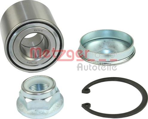 Metzger WM 3676 - Подшипник ступицы колеса, комплект autospares.lv