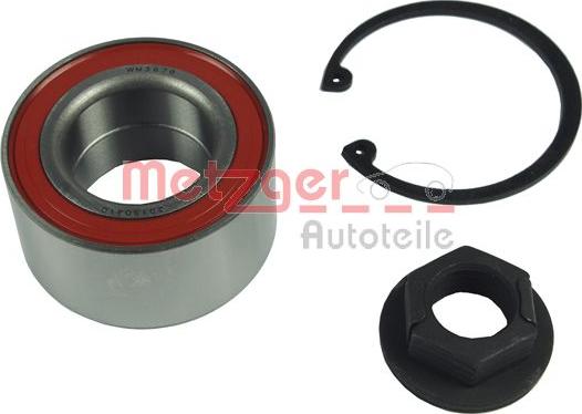 Metzger WM 3678 - Подшипник ступицы колеса, комплект autospares.lv