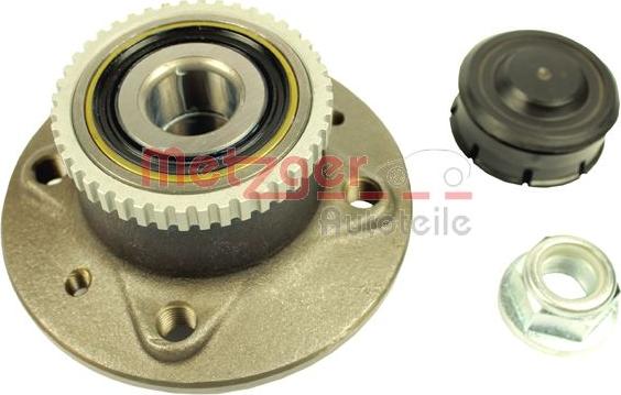 Metzger WM 3677 - Подшипник ступицы колеса, комплект autospares.lv