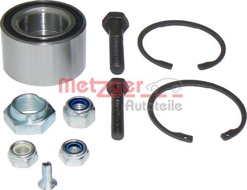 Metzger WM 200 - Подшипник ступицы колеса, комплект autospares.lv