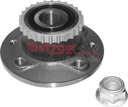 Metzger WM 2100 - Подшипник ступицы колеса, комплект autospares.lv