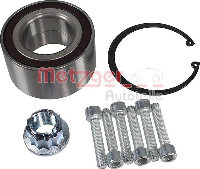 Metzger WM 2127 - Подшипник ступицы колеса, комплект autospares.lv