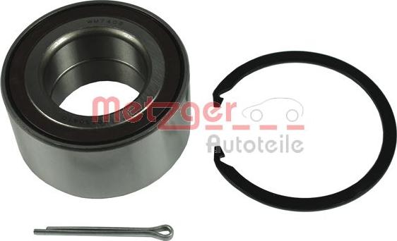 Metzger WM 7408 - Подшипник ступицы колеса, комплект autospares.lv