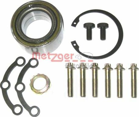 Metzger WM 754 - Подшипник ступицы колеса, комплект autospares.lv