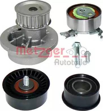 Metzger WM-Z 605WP - Водяной насос + комплект зубчатого ремня ГРМ autospares.lv