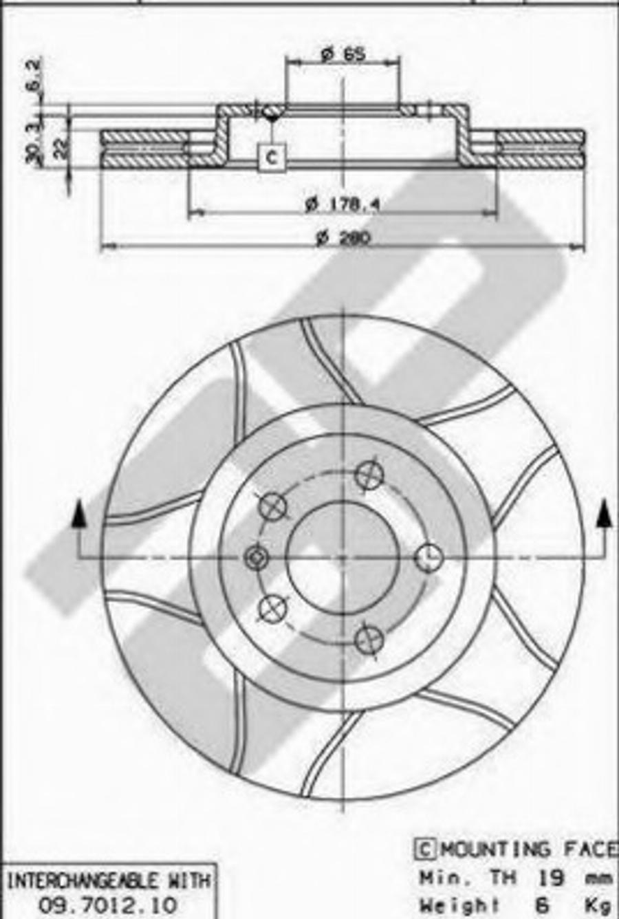 Metzger X24691 - Тормозной диск autospares.lv