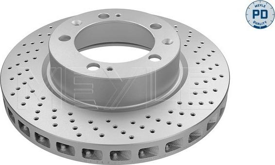 Meyle 483 521 0010/PD - Тормозной диск autospares.lv