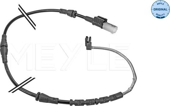 Meyle 53-14 527 0001 - Сигнализатор, износ тормозных колодок autospares.lv