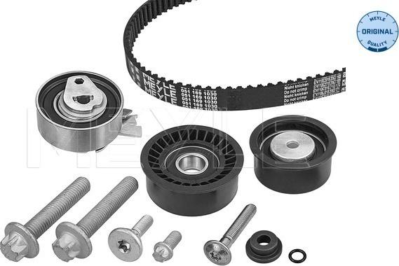 Meyle 651 049 0004 - Комплект зубчатого ремня ГРМ autospares.lv