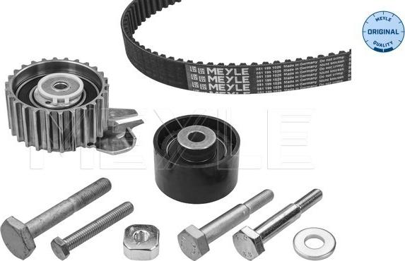 Meyle 651 049 0012 - Комплект зубчатого ремня ГРМ autospares.lv