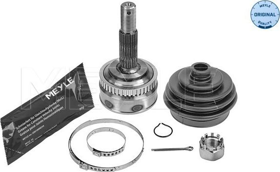 Meyle 614 498 0006 - Шарнирный комплект, ШРУС, приводной вал autospares.lv