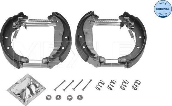 Meyle 614 533 0009/K - Комплект тормозных колодок, барабанные autospares.lv