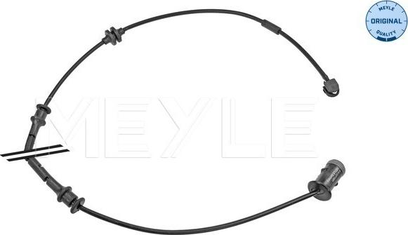 Meyle 614 527 0001 - Сигнализатор, износ тормозных колодок autospares.lv