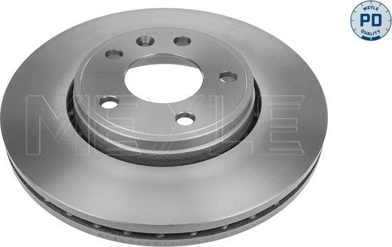 Meyle 615 521 0014/PD - Тормозной диск autospares.lv