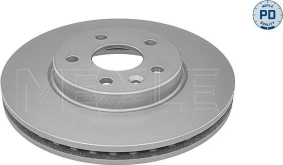 Meyle 615 521 0031/PD - Тормозной диск autospares.lv