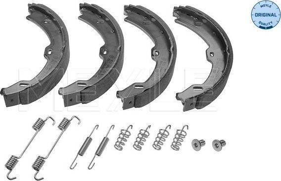 Meyle 014 533 0004/S - Комплект тормозов, ручник, парковка autospares.lv